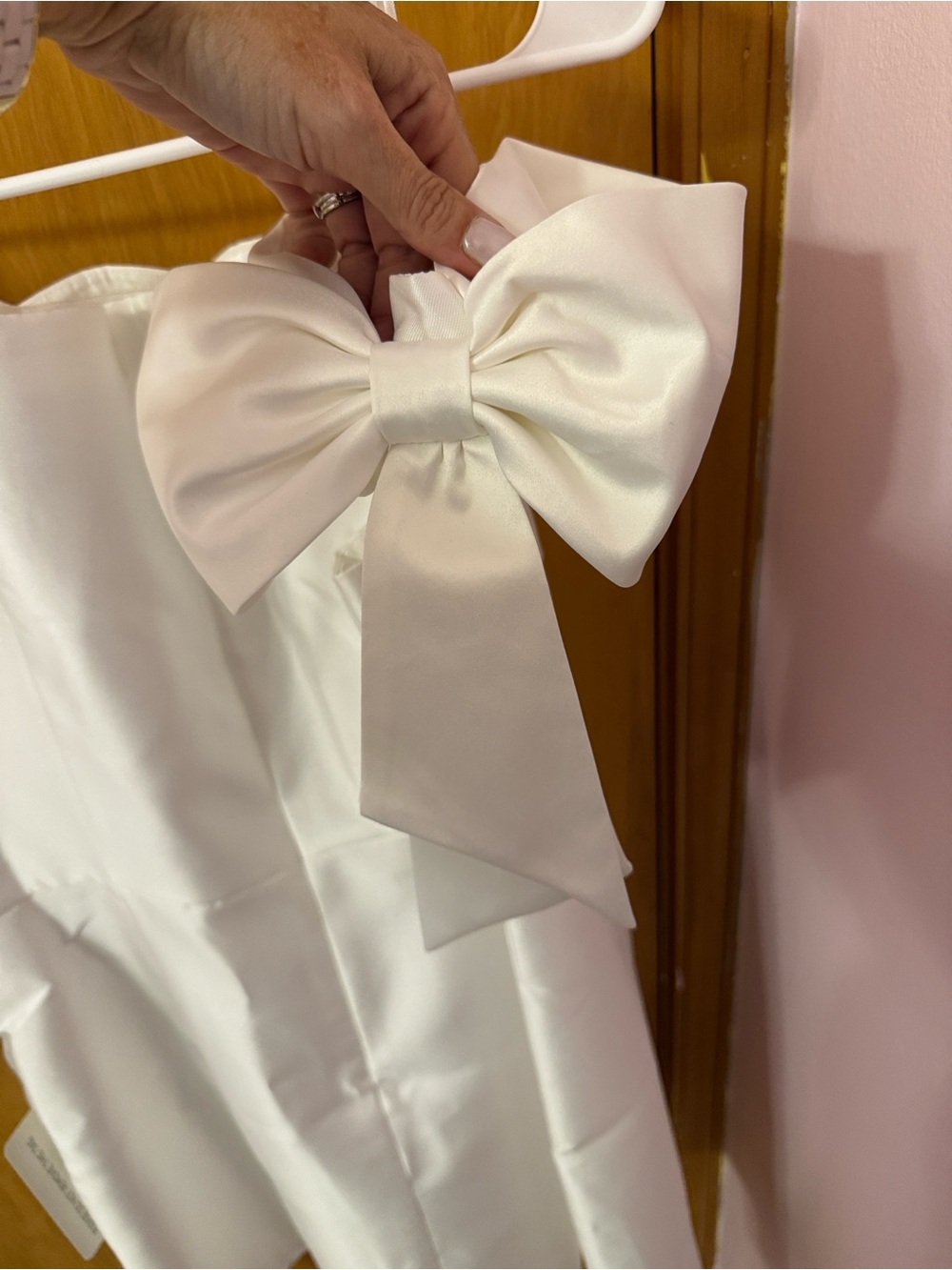Adrianna Papell Off-Shoulder Ivory Cocktail Dress - Picture 6 of 12